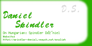 daniel spindler business card